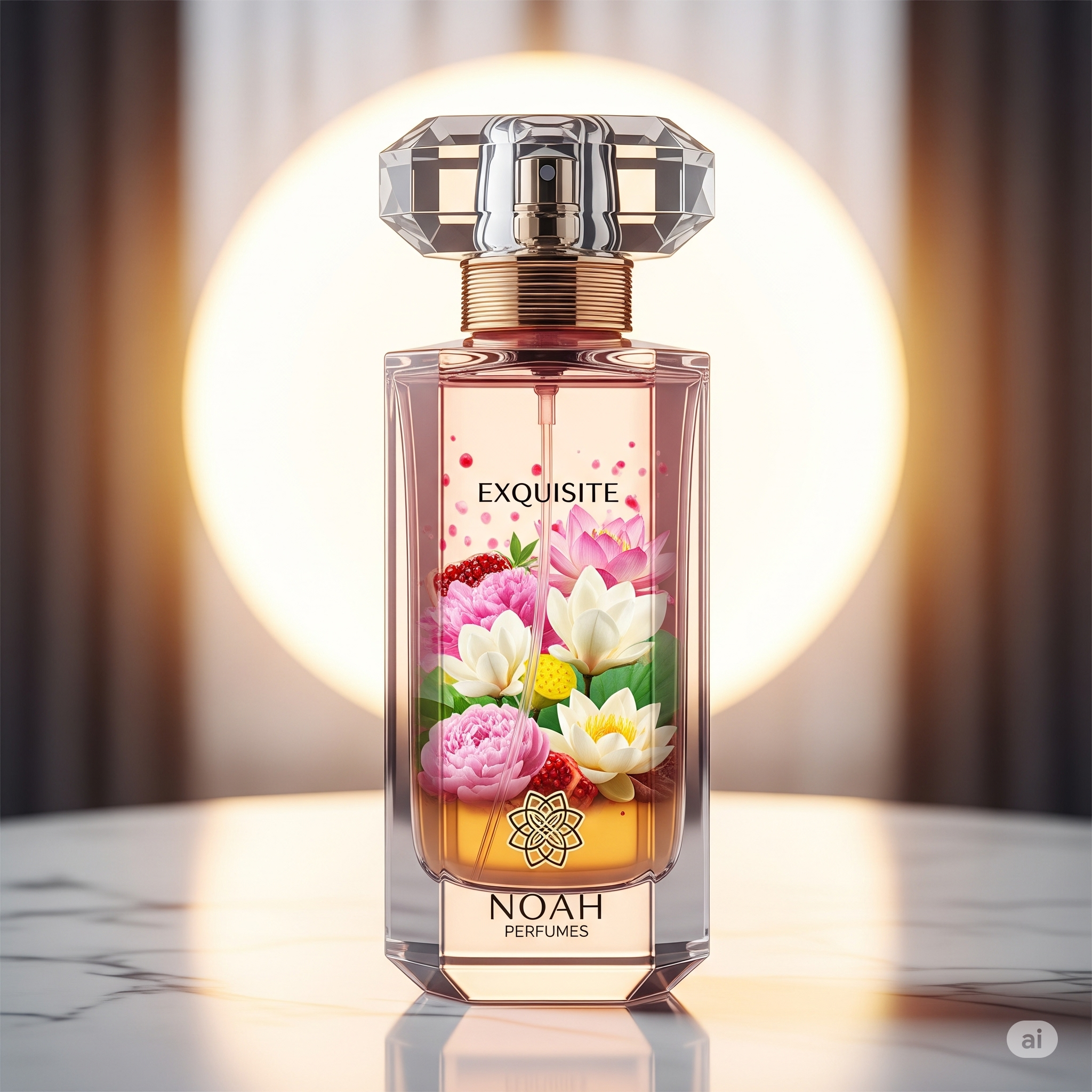 Exquisite Inspired By Versace Pink Bright Crystal
