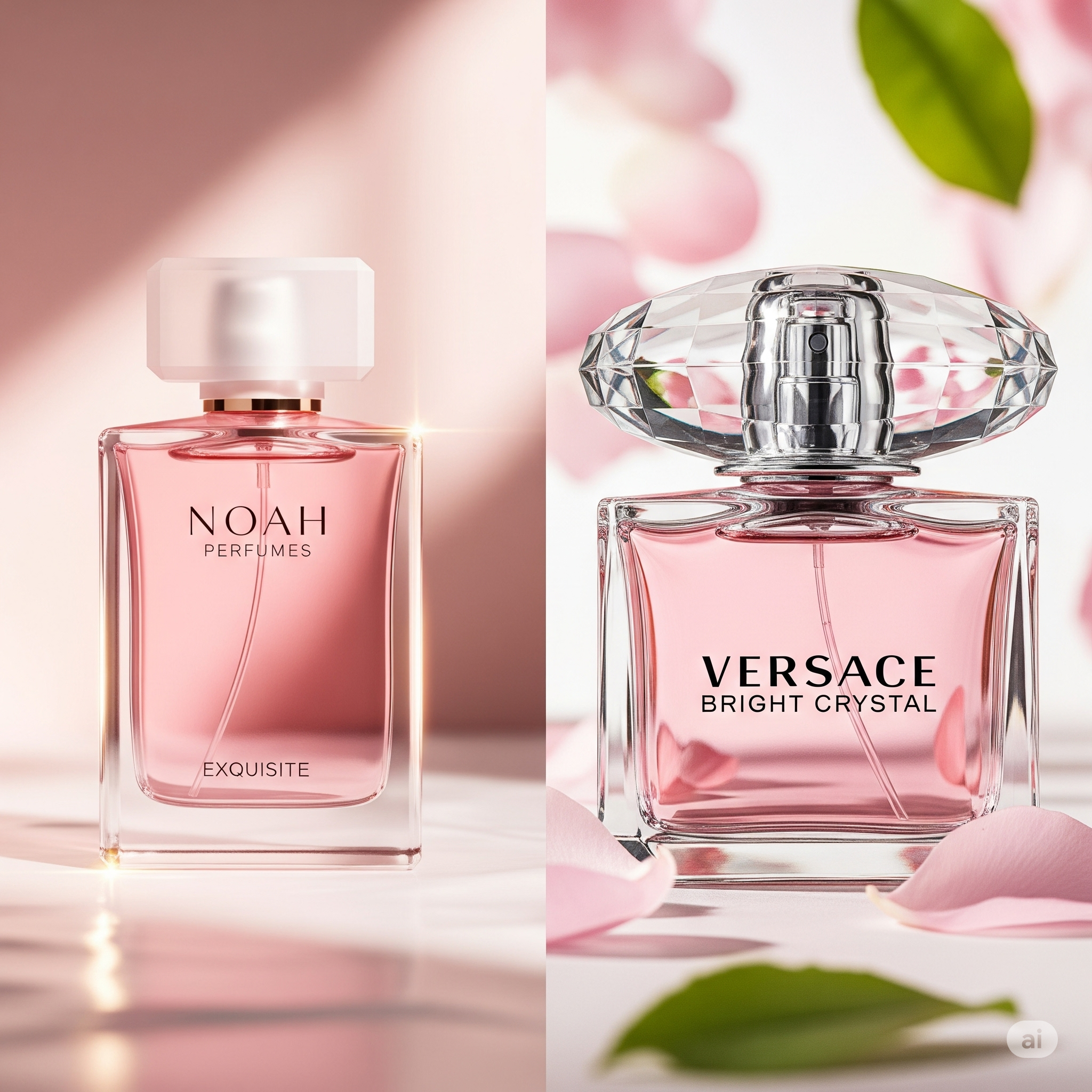 Exquisite Inspired By Versace Pink Bright Crystal